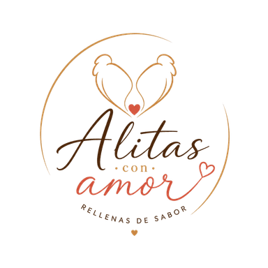 Logo de Alitas con Amor — Rellenas de sabor